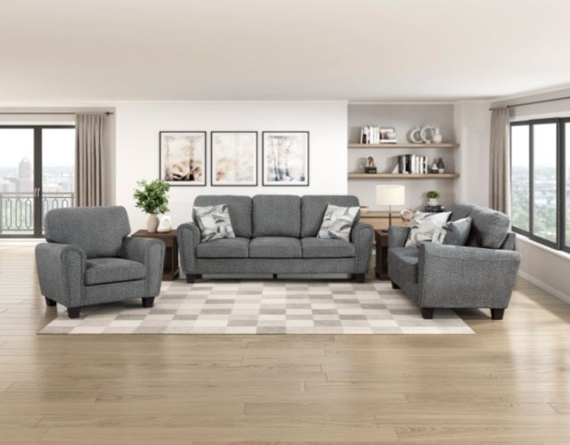 Homelegance® Lemond Dark Gray Sofa-1