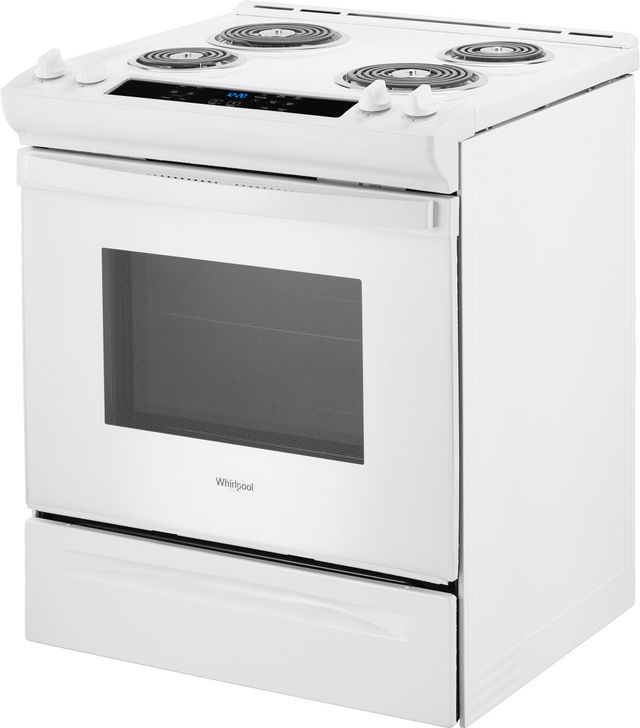 Whirlpool® 30" White Freestanding Electric Range with Frozen Bake™ Technology-3