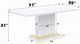 ACME Furniture Gaines White Dining Table-2