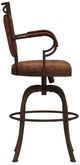 HH2 Home Bridgetown Bronze/Brown Metal Bar Stool-3