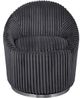 Uttermost® Crue Gunmetal Swivel Chair-3