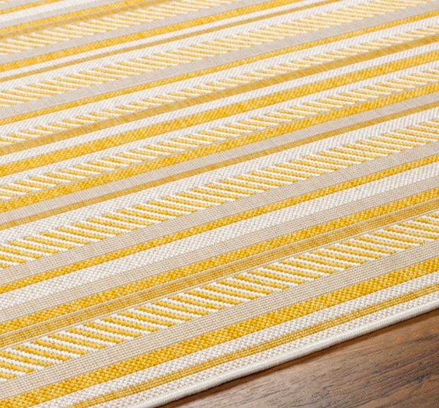 Surya Eagean Yellow 4'x6' Area Rug-1