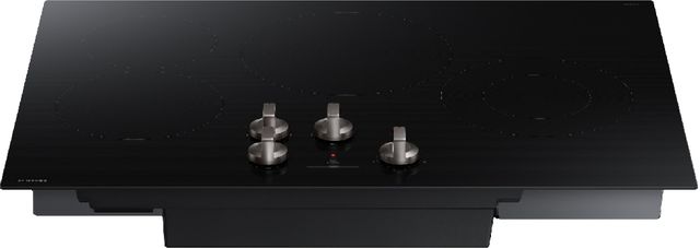 Samsung 30'' Black Glass Electric Cooktop-2