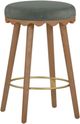 TOV Furniture Oodle Green/Light Walnut Bar Stool-0