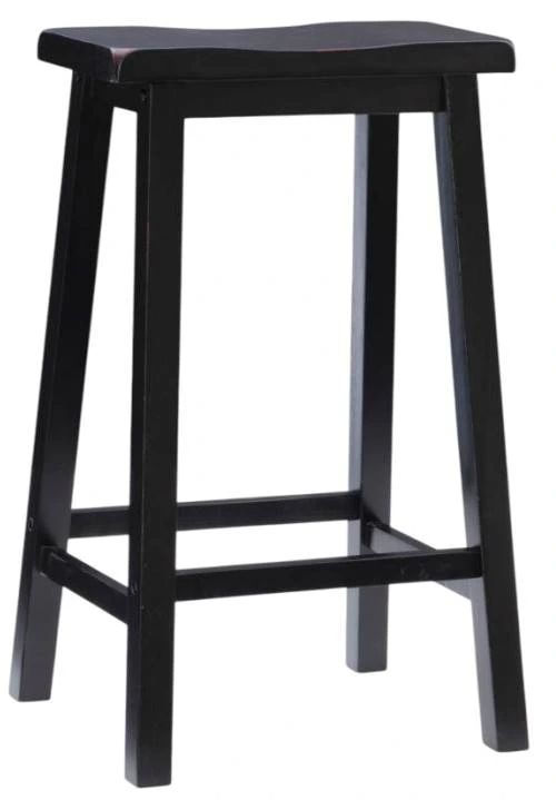 Powell® Beamon Black Bar Stool-0