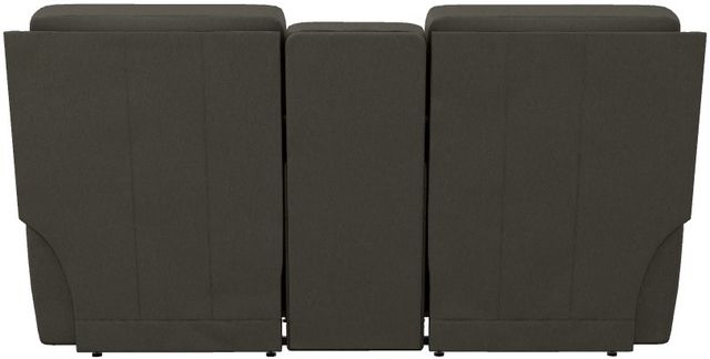 La-Z-Boy® Apollo Smoke Manual Reclining Loveseat with Console-3