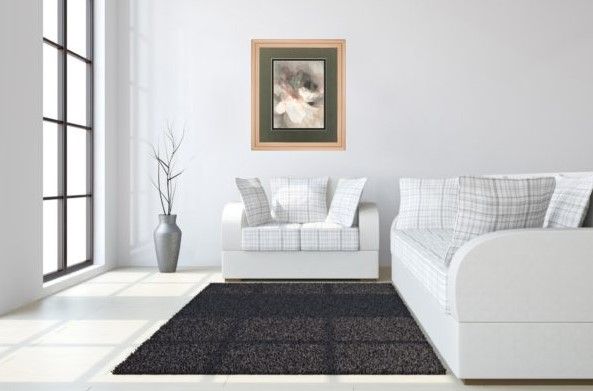 Classy Art Abstract Peony by Danhui Nai Wall Art-2
