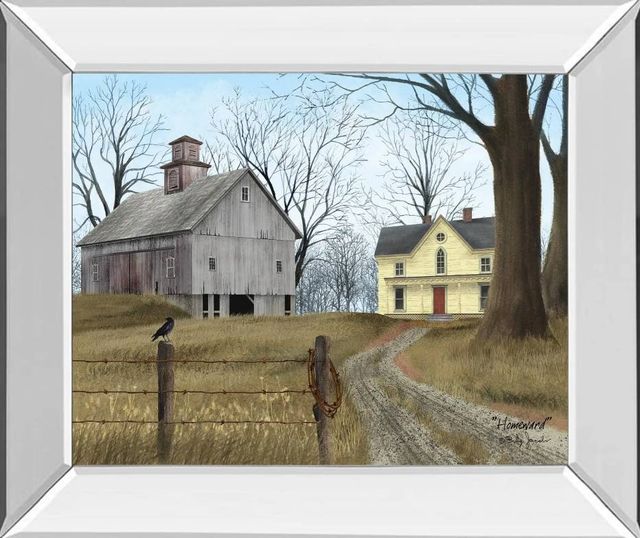 Classy Art Homeward by Billy Jacobs Mirrored Frame Wall Art-0