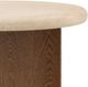 Dovetail Furniture Oja Brown/Cream Side Table-2