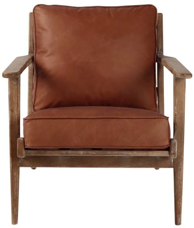 LH Home Notting Hi Junior Distressed Ash/Saddle Brown Arm Chair-3