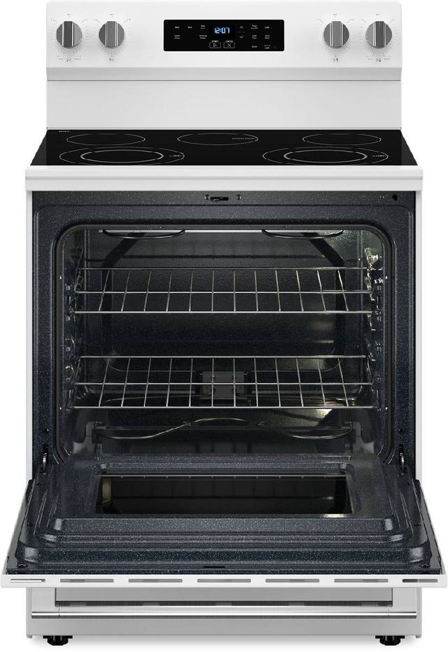 Maytag® 30" White Freestanding Electric Range-1