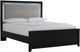 Signature Design by Ashley® Maeling 4-Piece Black Queen Upholstered Panel Bedroom Set-2