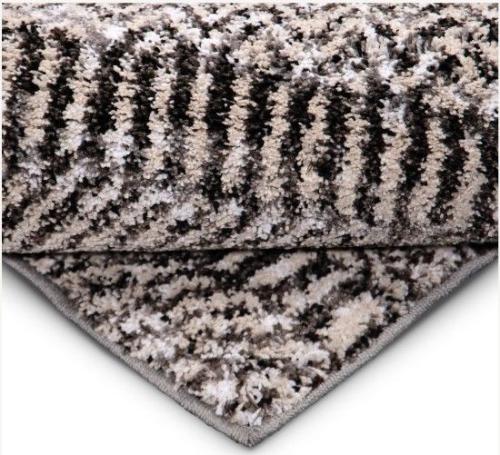 Orian Cloud 19 African Cloth Gray 5'x8' Area Rug-3