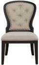 Liberty Furniture Americana Farmhouse Black/Truffle Upholstered Side Chair-3