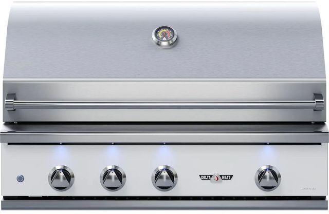 Delta Heat 3-Burner Stainless Steel/White Built-In Natural Gas Grill-0