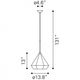 Zuo® Forecast Black Ceiling Lamp-4