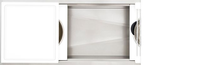 The Galley® Designer White Resin Ideal Workstation 5S with Eight Tool Culinary Kit-0