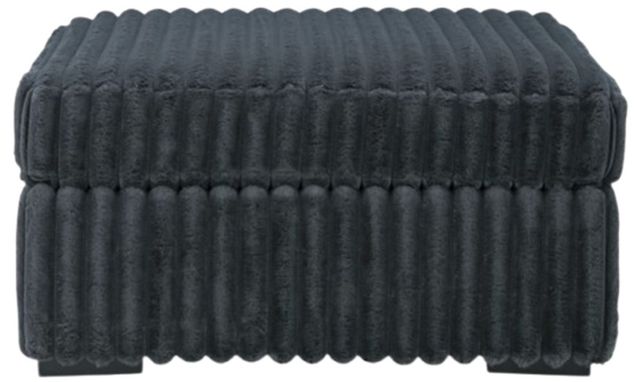 Signature Design by Ashley® Midnight-Madness Gunmetal Oversized Accent Ottoman-2