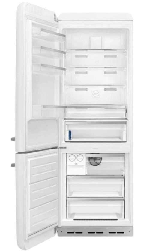 Smeg Retro Style 28 in. 18.0 Cu. Ft. White Bottom Freezer Refrigerator-1
