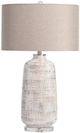 Crestview Collection Sanderson Beige/White Table Lamp-0