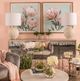 Stylecraft King Protea Blue/Pink Wall Art-2
