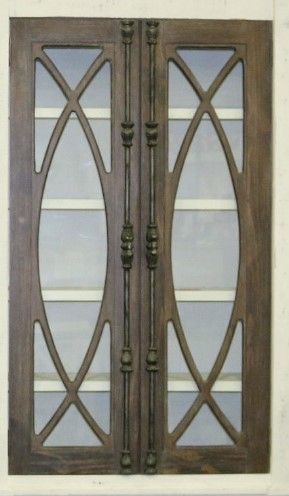 Million Dollar Rustic Brown/White Tall Cabinet-1