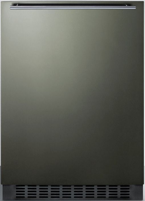 Summit® 4.6 Cu. Ft Black Stainless Steel Under the Counter Refrigerator-0