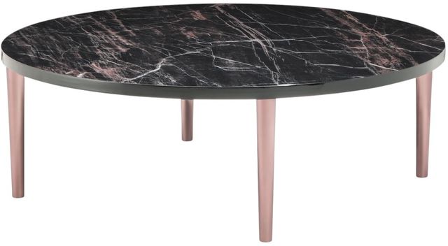 Michael Amini® Cloche Dark Bronze Large Cocktail Table-0