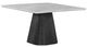 Elements International Edison 7-Piece Black/Light Gray/White Dining Set-1