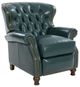 BarcaLounger® Vintage Presidential Highland Emerald Manual Recliner-0