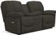La-Z-Boy® Hayes Walnut Power Reclining Loveseat with Console-1