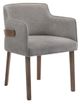 VIG Furniture Modrest Jordan 2-Piece Gray/Walnut Dining Chair Set-0