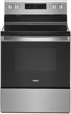 Whirlpool® 30" Fingerprint Resistant Stainless Steel Freestanding Electric Range