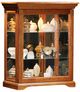 American Heartland Manufacturing Oak Sliding Door Console Curio-0