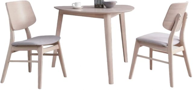 New Classic® Home Furnishings Oscar 3-Piece White Ash Dining Set-0