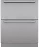 Sub-Zero® 27" Integrated Stainless Steel Drawer Panels with Tubular Handles-0