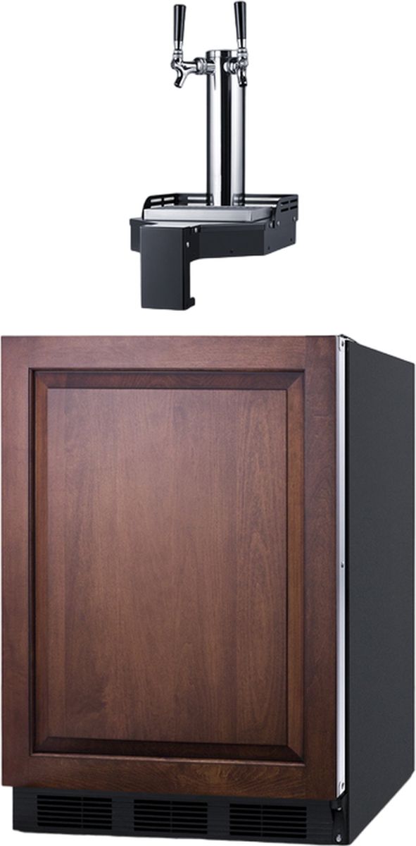 Summit® 5.8 Cu. Ft. Panel Ready Floating Tap Beer Kegerator-2