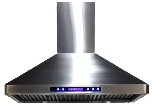 Verona® 36" Stainless Steel Wall Mounted Chimney Range Hood