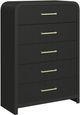 Elements International Ridgemont Black Chest-0