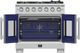 FORNO® Capriasca 36" Stainless Steel Pro Style Gas Range-1