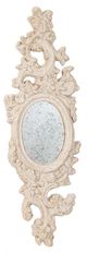 A & B Home Antique White Wall Mirror-1