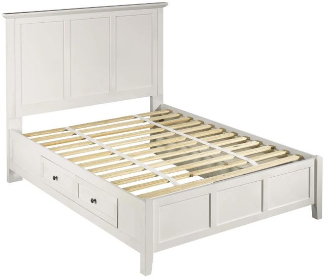 Modus Furniture Paragon White Queen Storage Panel Bed-3
