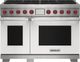 Wolf® 48" White Pro Style Dual Fuel Range-0