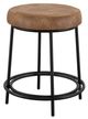 International Furniture Direct Frida Black/Orange Counter Stool-0