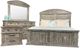 Vintage Furniture Vienna 4-Piece Queen Bedroom Set-0