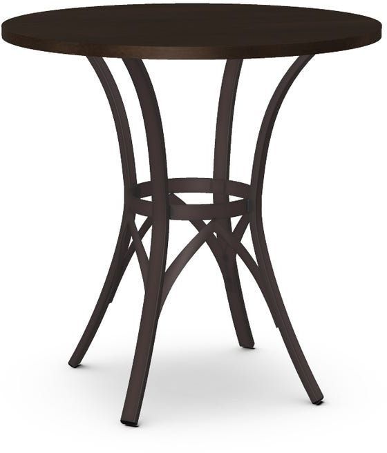 Amisco Customizable Kai Birch Veneer Counter Height Table with 36" Tabletop-0
