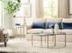Hammary® Hidden Treasures Glass Top Abstract Nesting Coffee Table Set-1