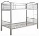 ACME Furniture Cayelynn Silver Twin Over Twin Bunk Bed-0