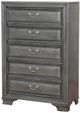 Furniture of America® Brandt 5-Piece Gray Queen Storage Bedroom Set-4