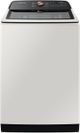 Samsung Ivory Top Load Washer & Gas Dryer Laundry Pair-1